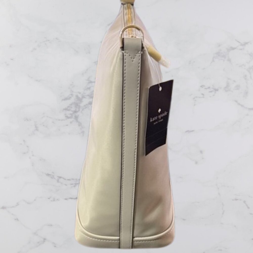 NWT Kate Spade New York Chelsea Large Duffle Crossbody Platinum Grey - Picture 4 of 13
